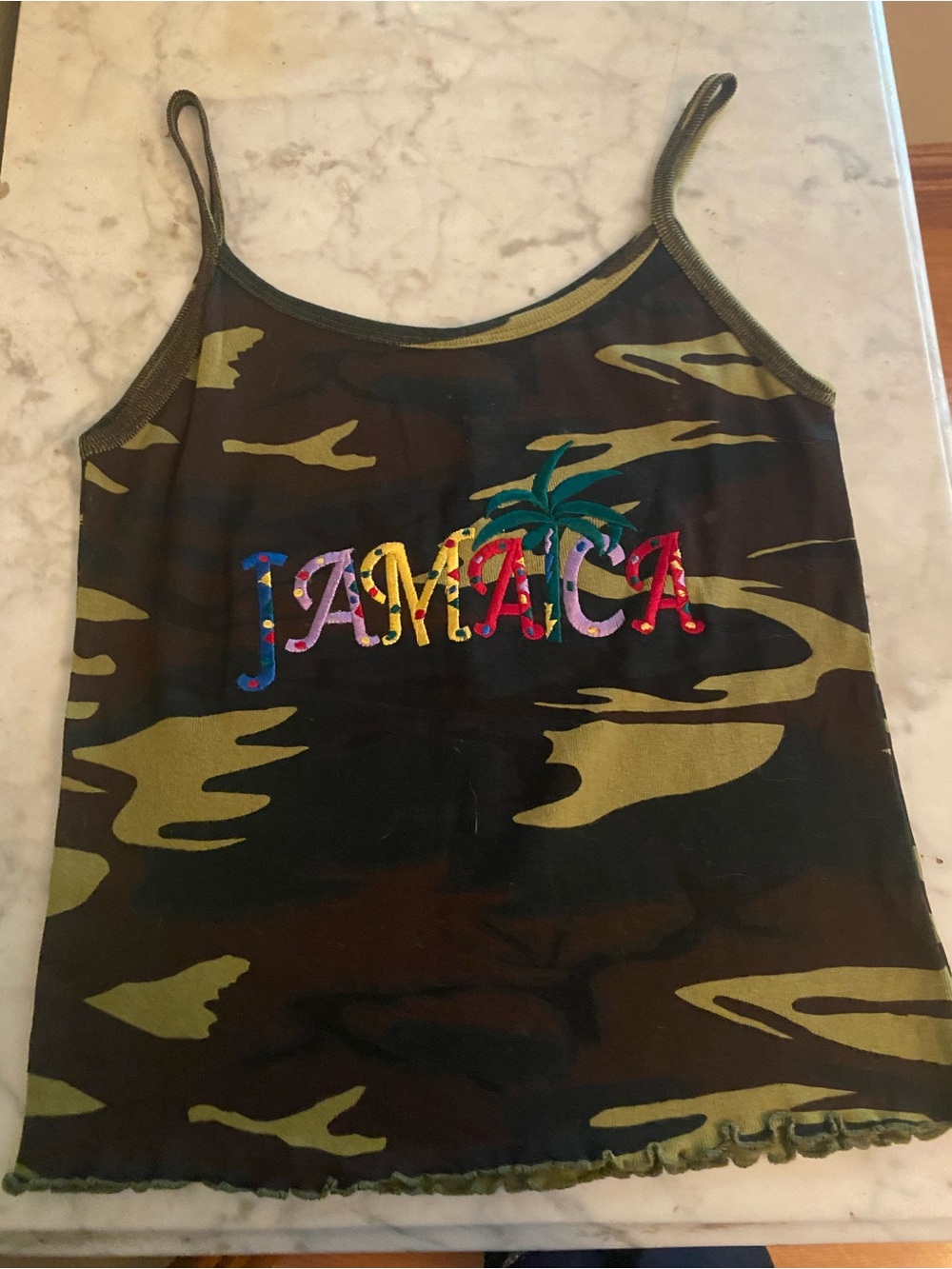Jamaica Camouflage Graphic Cami